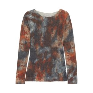 Mulberry Metallic Tiger Knit Sweater